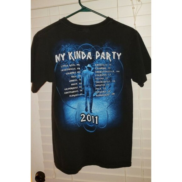 JASON ALDEAN Concert T-Shirt My Kinda Party Tour 2011 Small 2 SIDED          B7 - Picture 8 of 9